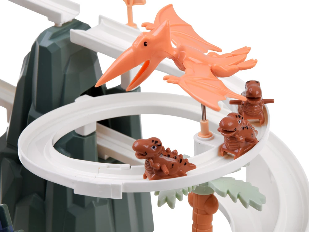 Jokomisiada Dinosaur Track Slide with Moving Stairs, Lights and Music ZA6297