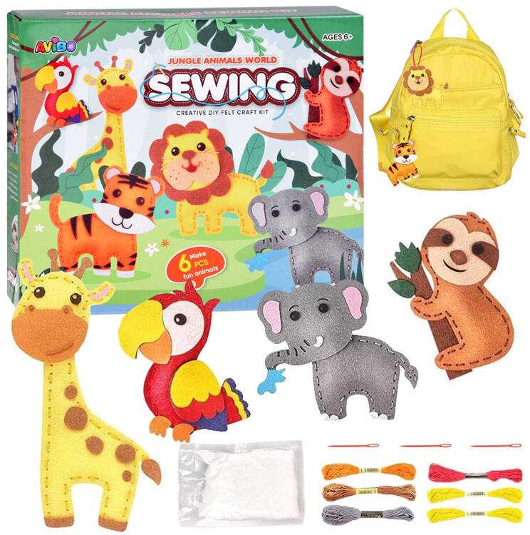 Jokomisiada DIY Creative Kit Jungle Animal World Set ZA5275