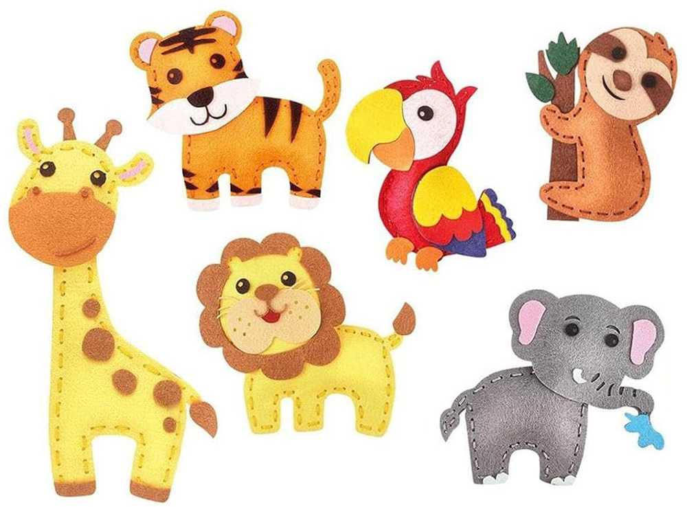 Jokomisiada DIY Creative Kit Jungle Animal World Set ZA5275