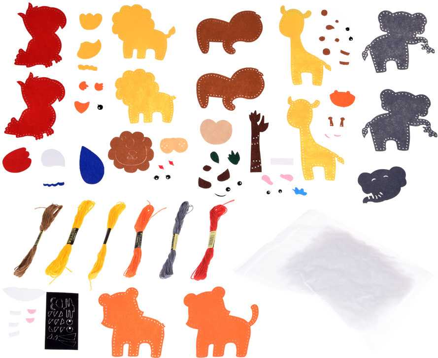 Jokomisiada DIY Creative Kit Jungle Animal World Set ZA5275