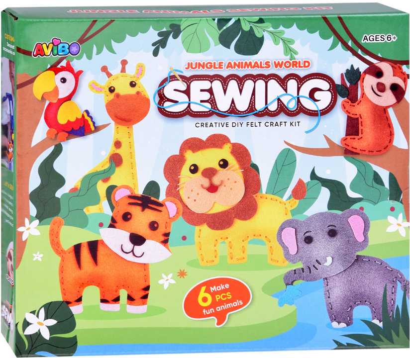 Jokomisiada DIY Creative Kit Jungle Animal World Set ZA5275