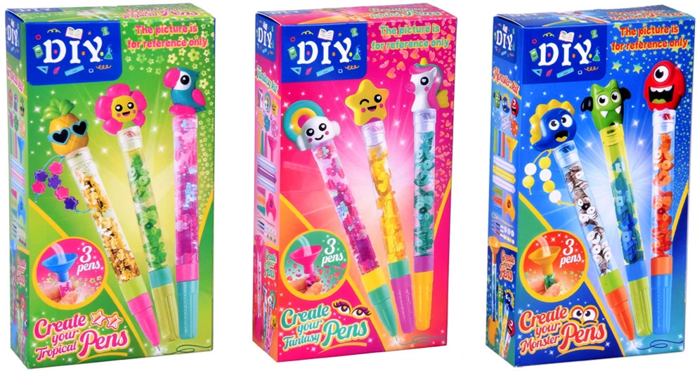 Jokomisiada DIY pen making kit 3 pcs mix Creative decorating ZA06146