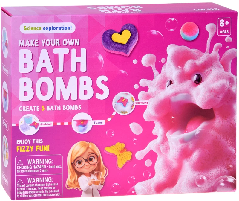 Jokomisiada DIY WORKSHOP bath bomb making kit - fragrant, fizzy ZA6557