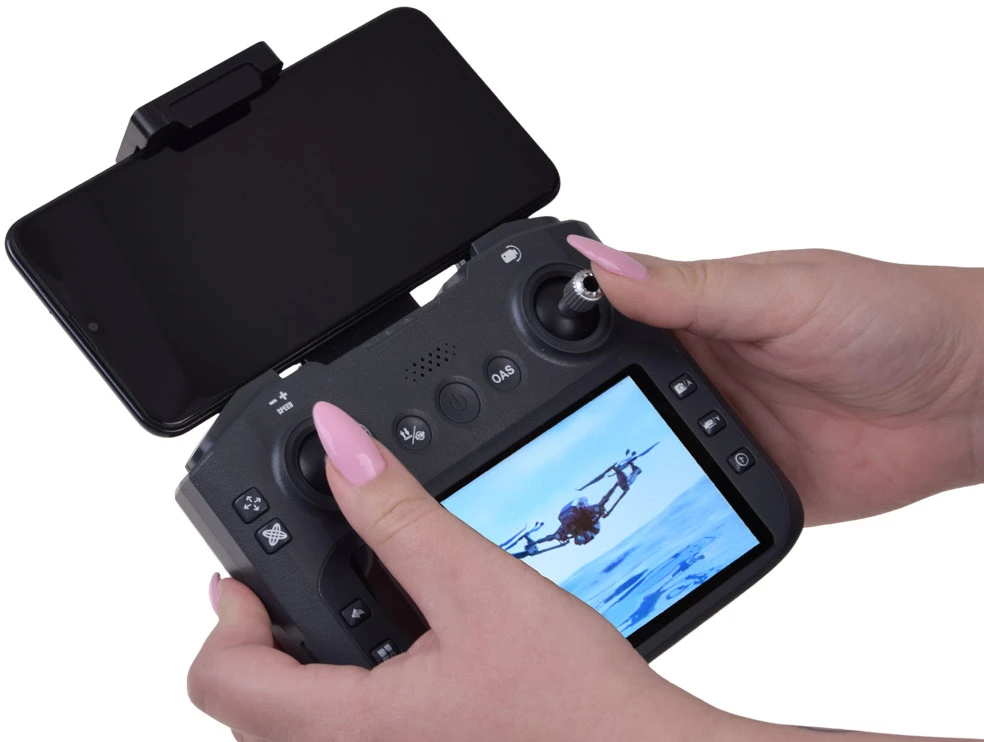 Jokomisiada Drone with camera - remote-controlled quadrocopter + memory card RC0756