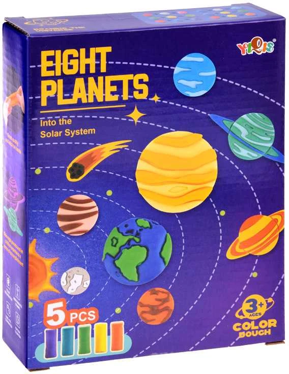 Jokomisiada Edukacinis plastilinių planetų rinkinys Saulės sistemos pelėsiai