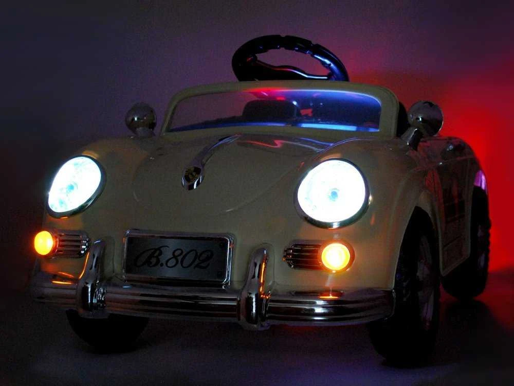 Jokomisiada Elegantiškas RETRO automobilis 2x variklis 12V, lakas PA0057M