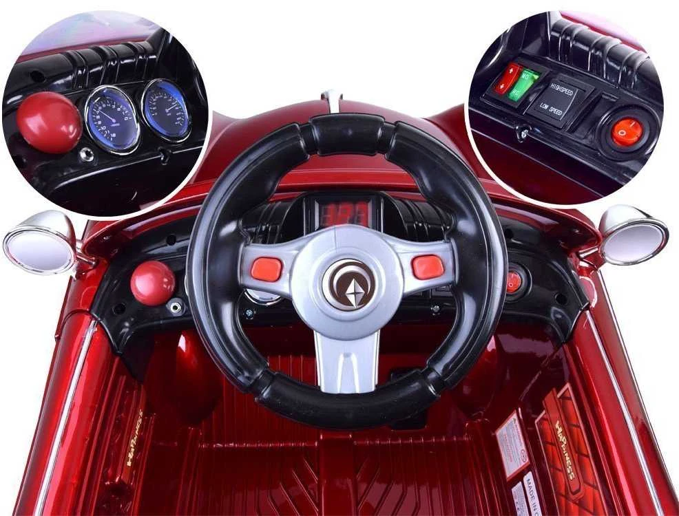 Jokomisiada Elegantiškas RETRO automobilis 2x variklis 12V, lakas PA0057M