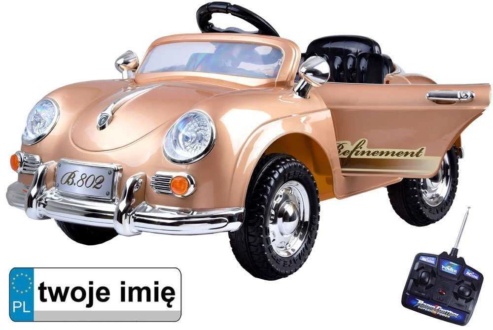 Jokomisiada Elegantiškas RETRO automobilis 2x variklis 12V, lakas PA0057M