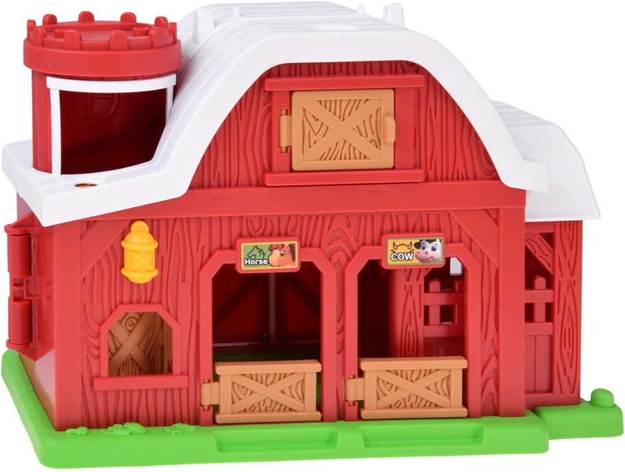 Jokomisiada FARM Opening barn + 10 figures, tractor, and farm accessories ZA6384