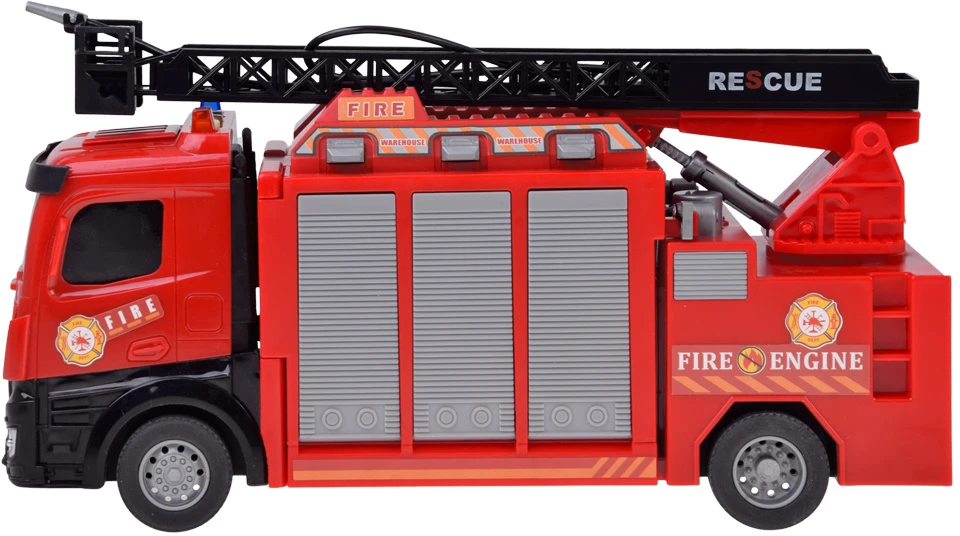 Jokomisiada FIRE BRIGADE transforming Light, sound, water spray + 4 cars ZA6560