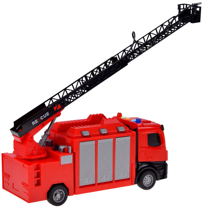 Jokomisiada FIRE BRIGADE transforming Light, sound, water spray + 4 cars ZA6560