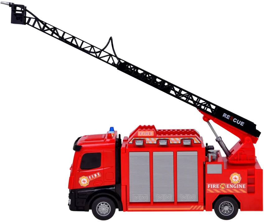 Jokomisiada FIRE BRIGADE transforming Light, sound, water spray + 4 cars ZA6560