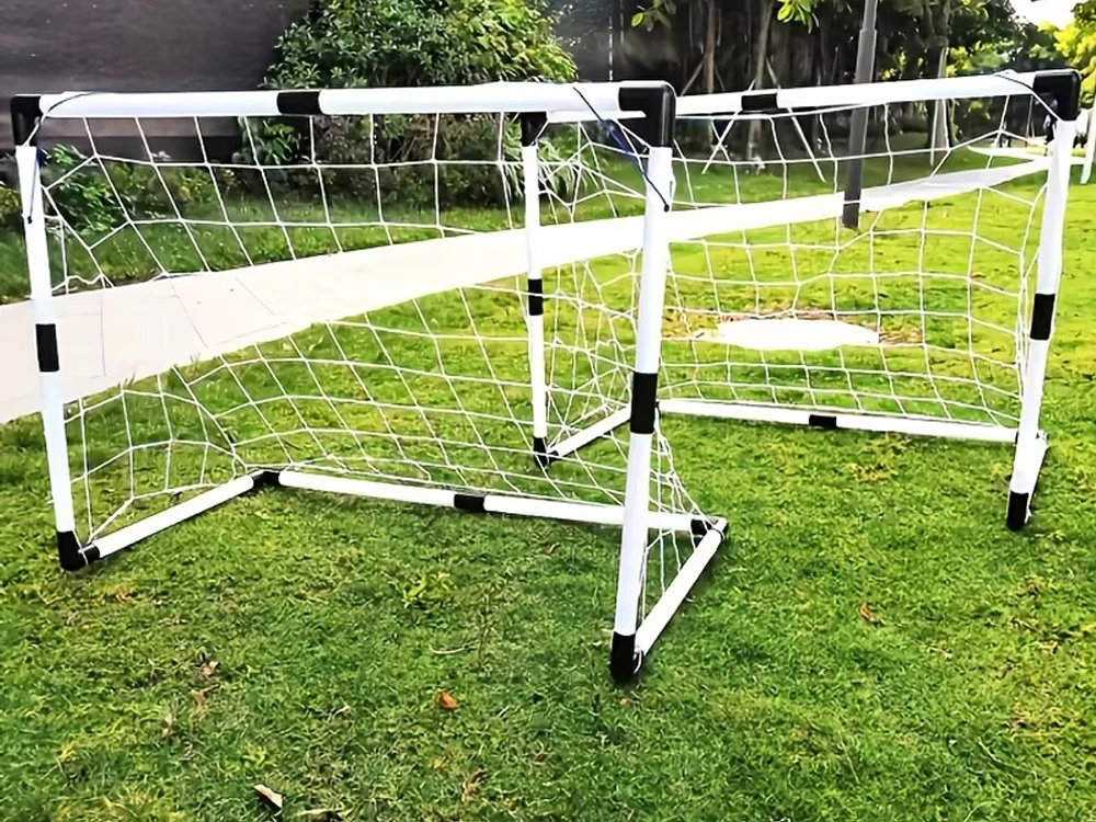 Jokomisiada Football Set for Children 2 Goals 95 cm 2 Soft Balls Pump SP0886