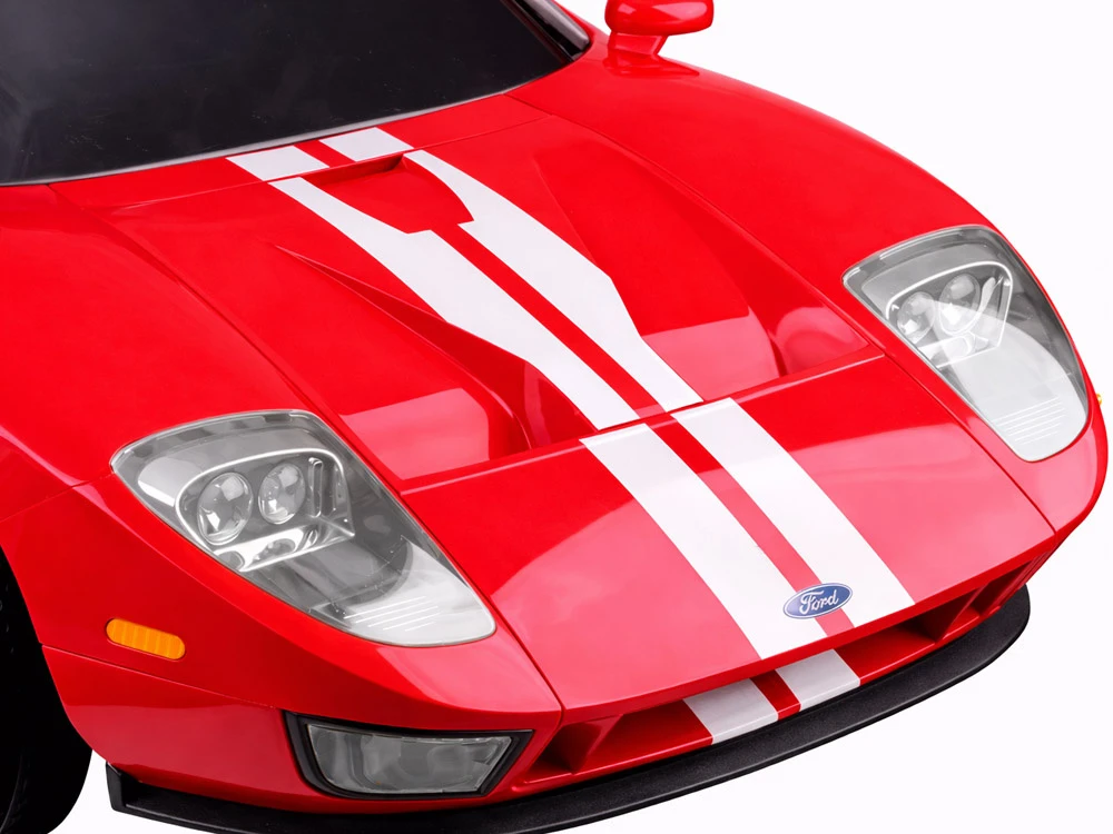 „Jokomisiada Ford GT“ 4 variklių akumuliatorinis vaikiškas automobilis su nuotolinio valdymo pultu 2 asmenims PA0337
