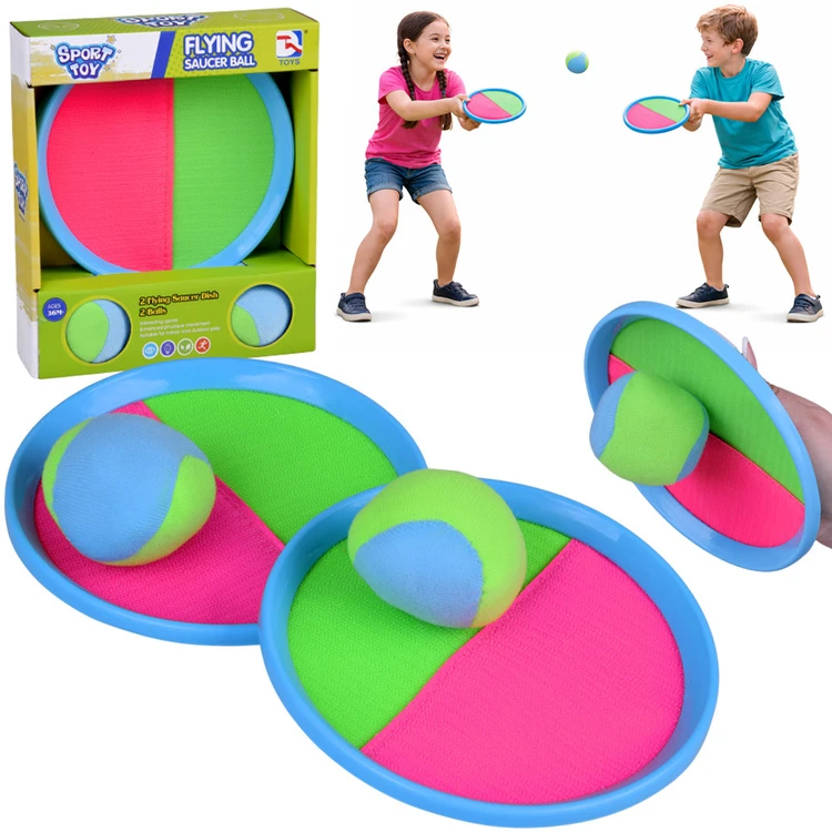 Jokomisiada Game paddles, Velcro discs, Catch Ball, 2 x ball SP0747