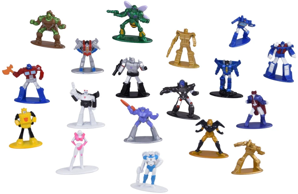 Hasbro JADA Transformers Nano Metalfigs 18 figūrėlių rinkinys 33784