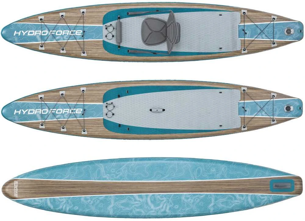 Bestway Hydro Force Glider Elite 6532G 381x79x15cm 2in1 pripučiamas rinkinys