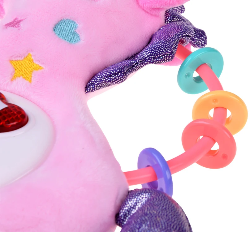 Jokomisiada Interactive baby pendant UNICORN teether, 12 melodies ZA6349