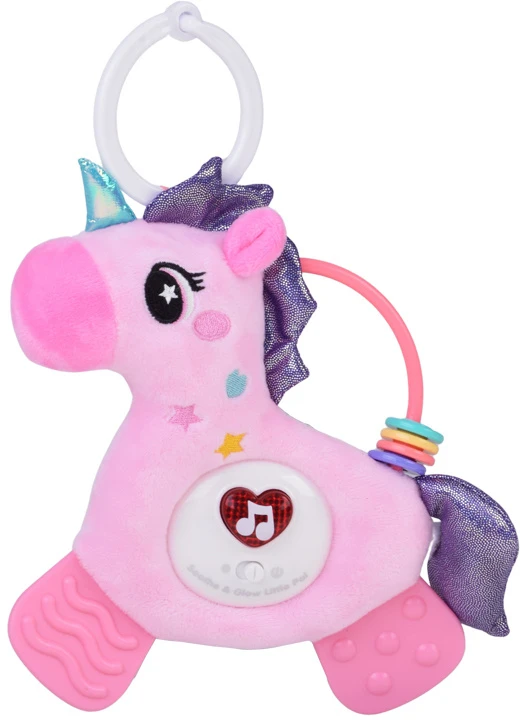 Jokomisiada Interactive baby pendant UNICORN teether, 12 melodies ZA6349