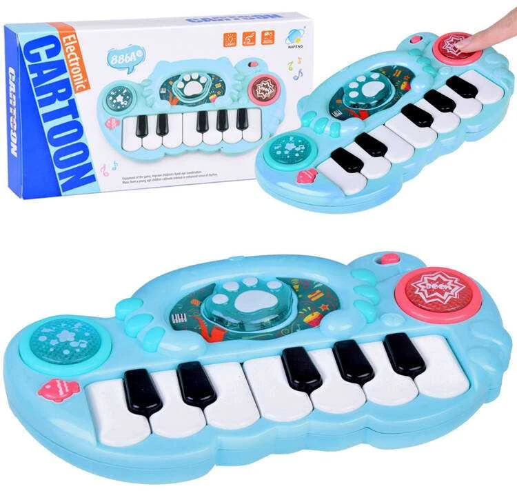 Jokomisiada Mini KEYBOARD - interaktyvus pianinas su apšviestais mygtukais IN0177