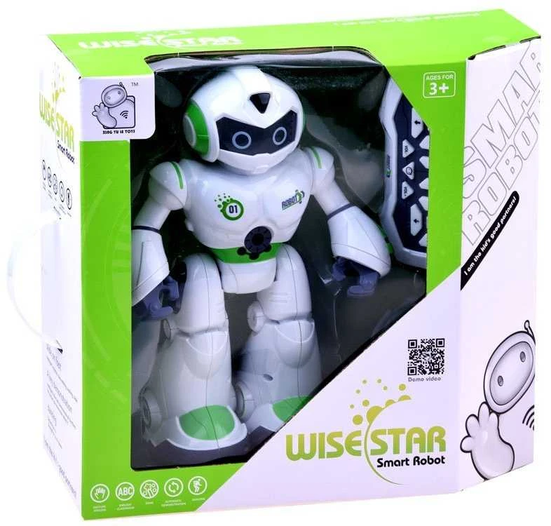 Jokomisiada Nuotoliniu būdu valdomas šokių ROBOTAS Mokantis anglų kalbą šviesa + garsas RC0447