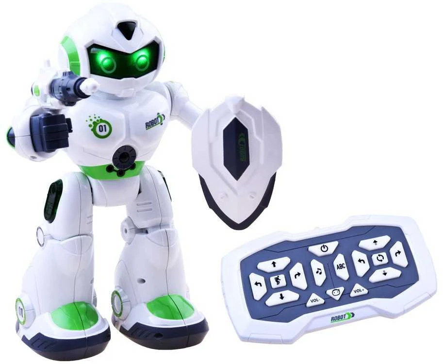 Jokomisiada Nuotoliniu būdu valdomas šokių ROBOTAS Mokantis anglų kalbą šviesa + garsas RC0447
