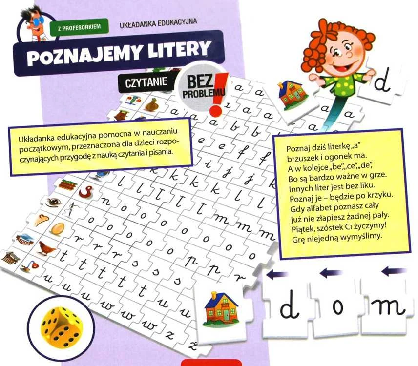 „Jawa“ edukacinis dėlionės žaidimas mokymasis apie laiškus su profesoriumi