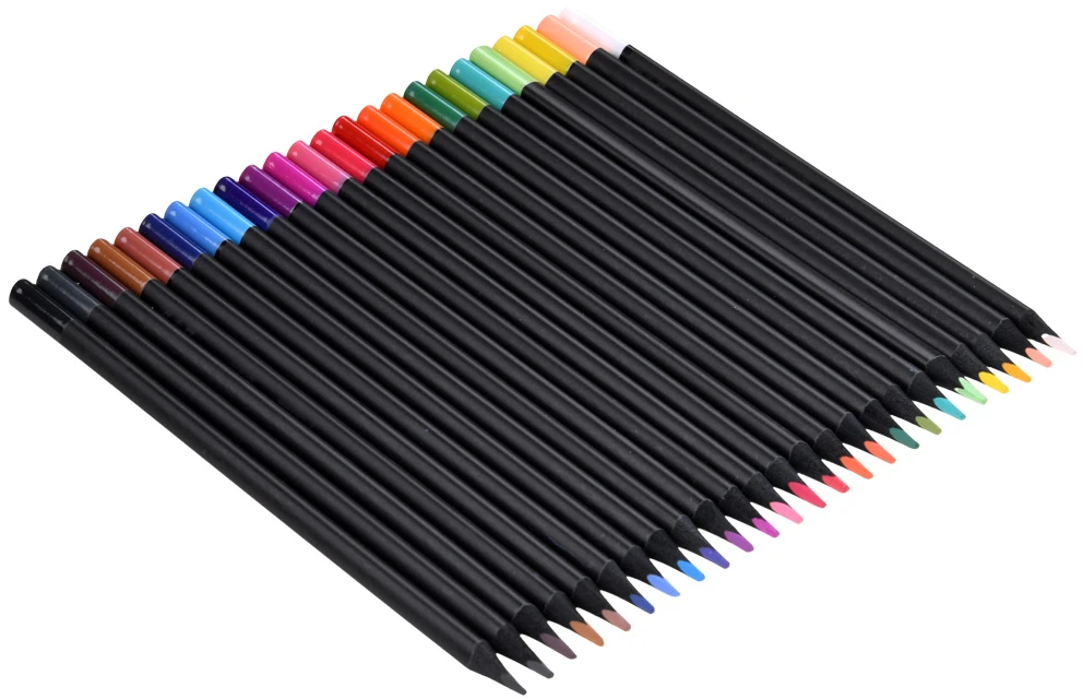 Dėlionė Jokomisiada Juodas Edition Colored Pencils 24 Colors 3.3 mm AP0124