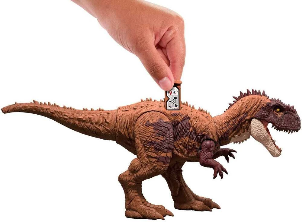 Mattel Kryptops Juros periodo pasaulio dinozauro figūrėlė su laukiniu riaumojimu ir judančiomis dalimis ZA6057
