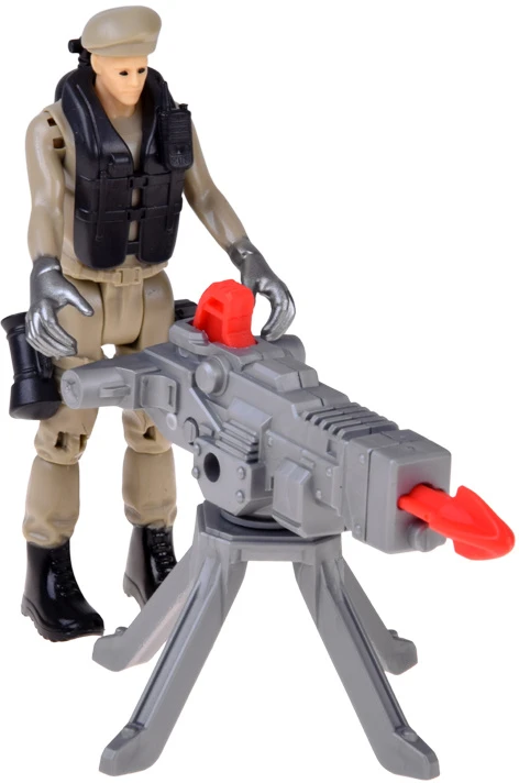 Jokomisiada Large Military Army Playset Truck Tank Helicopter Missiles ZA6365