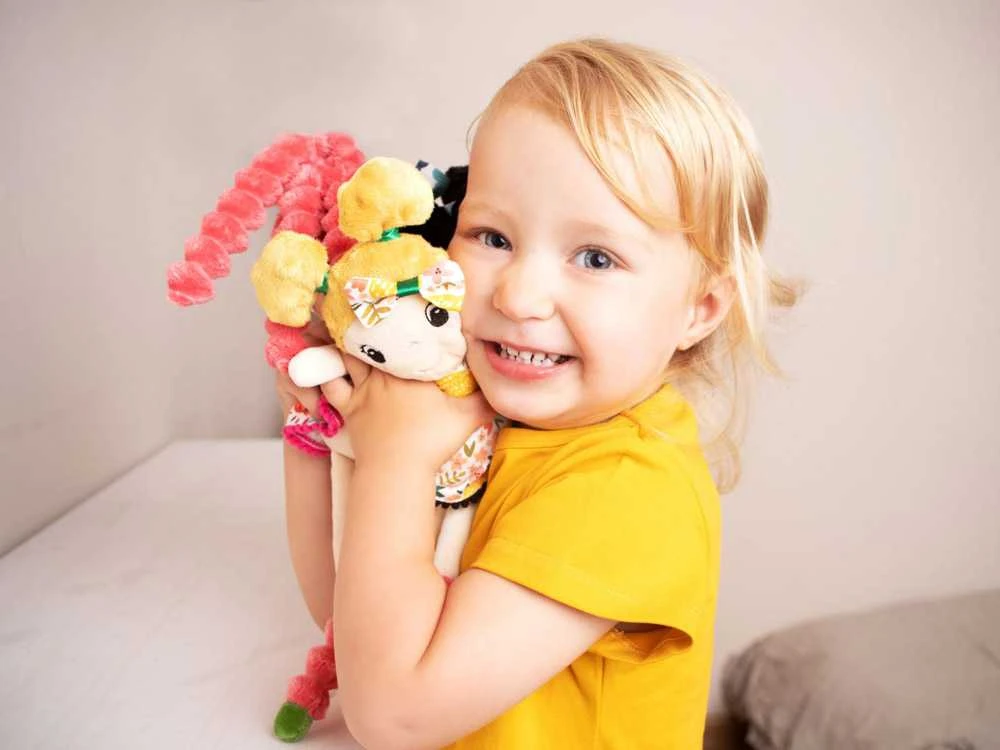 Mom's Care Laura mamos priežiūros minkšta skuduro lėlė ZA4493