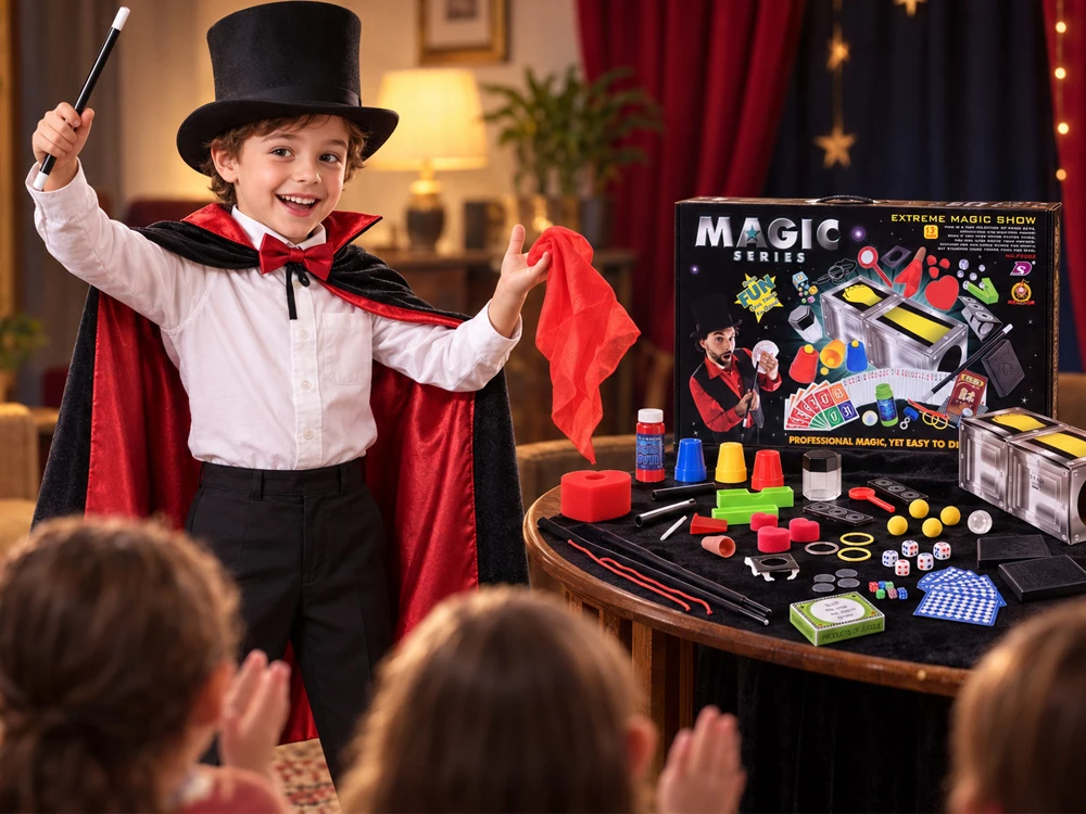 Jokomisiada MAGIC KIT - magic tricks, illusions, cards, dice and accessories ZA6455