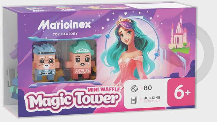 Kaladėlių bokštas Marioinex 05807, 82 vnt.