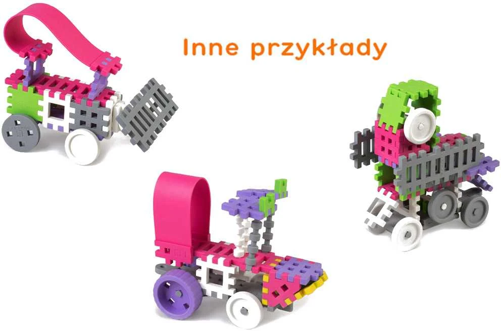 Marioinex Klocki Waffle Mini konstruktorius 140 vnt merginoms ZA5397