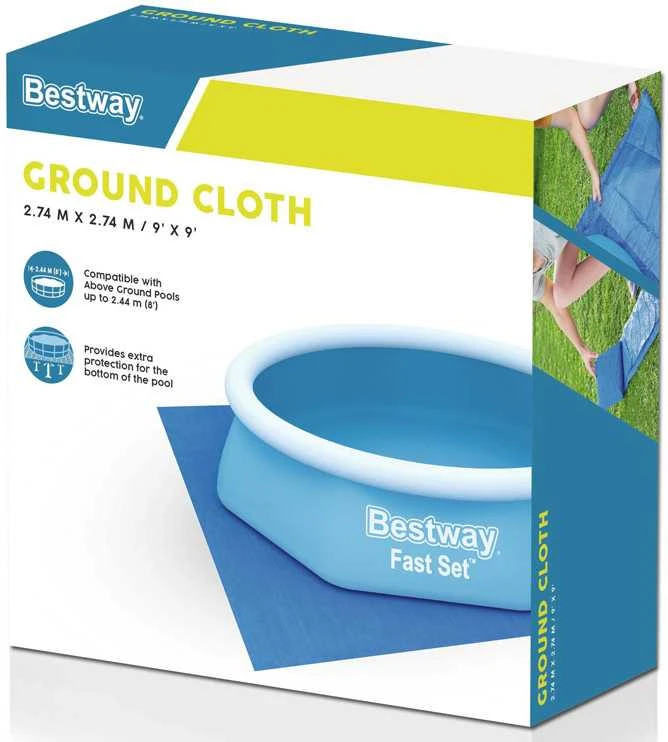 Žemės užtiesalas baseinui Bestway, 274x274cm