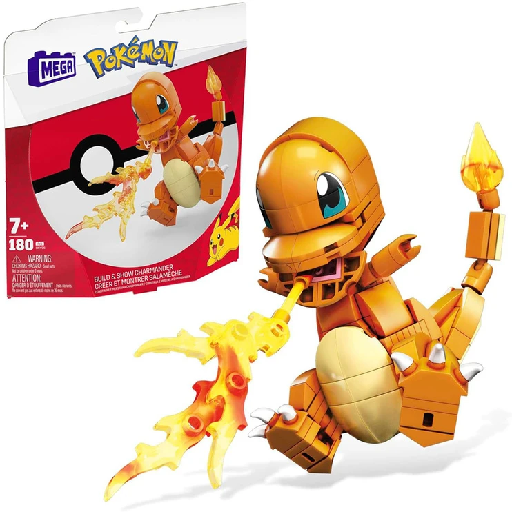 Mattel MEGA CONSTRUX POKEMON rinkinys – Charmander (GKY96)