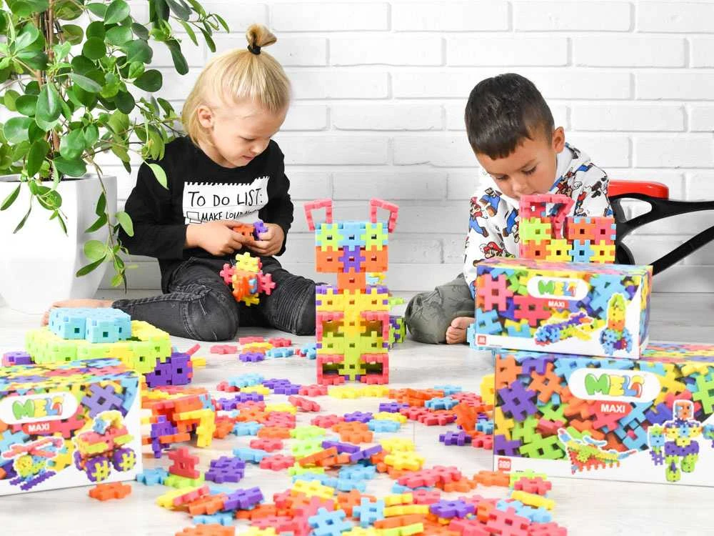 „Meli Maxi“ 100 dalių statybiniai blokai