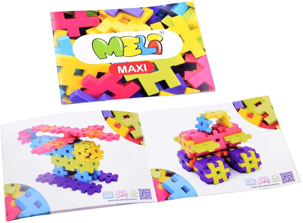 „Meli Maxi“ 100 dalių statybiniai blokai