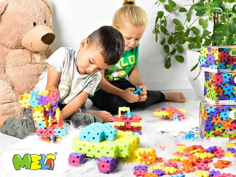 „Meli Maxi“ 100 dalių statybiniai blokai