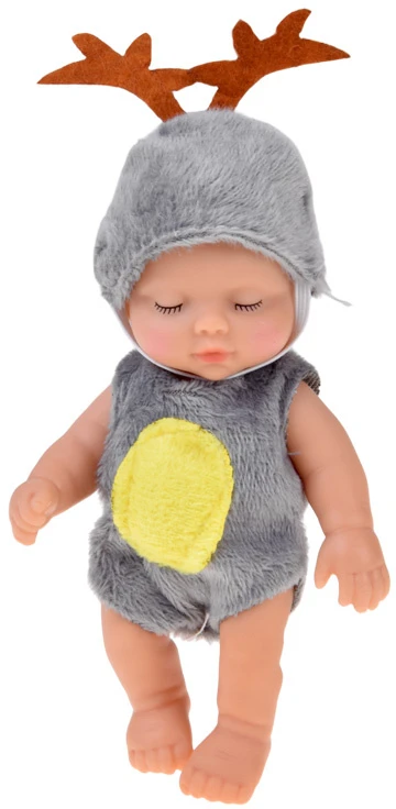 Jokomisiada Mini Baby Doll Reindeer 11 cm Movable Arms, Legs and Head ZA6454