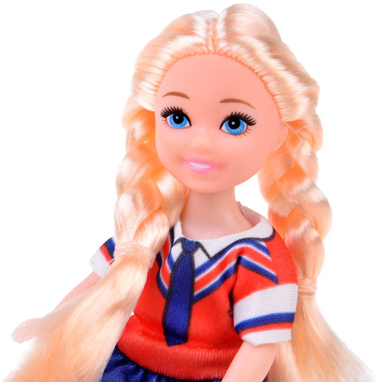 Jokomisiada Mini LALECZKI do domku Rinkinys 6 laleczek mała lalka księżniczki 14cm ZA6176