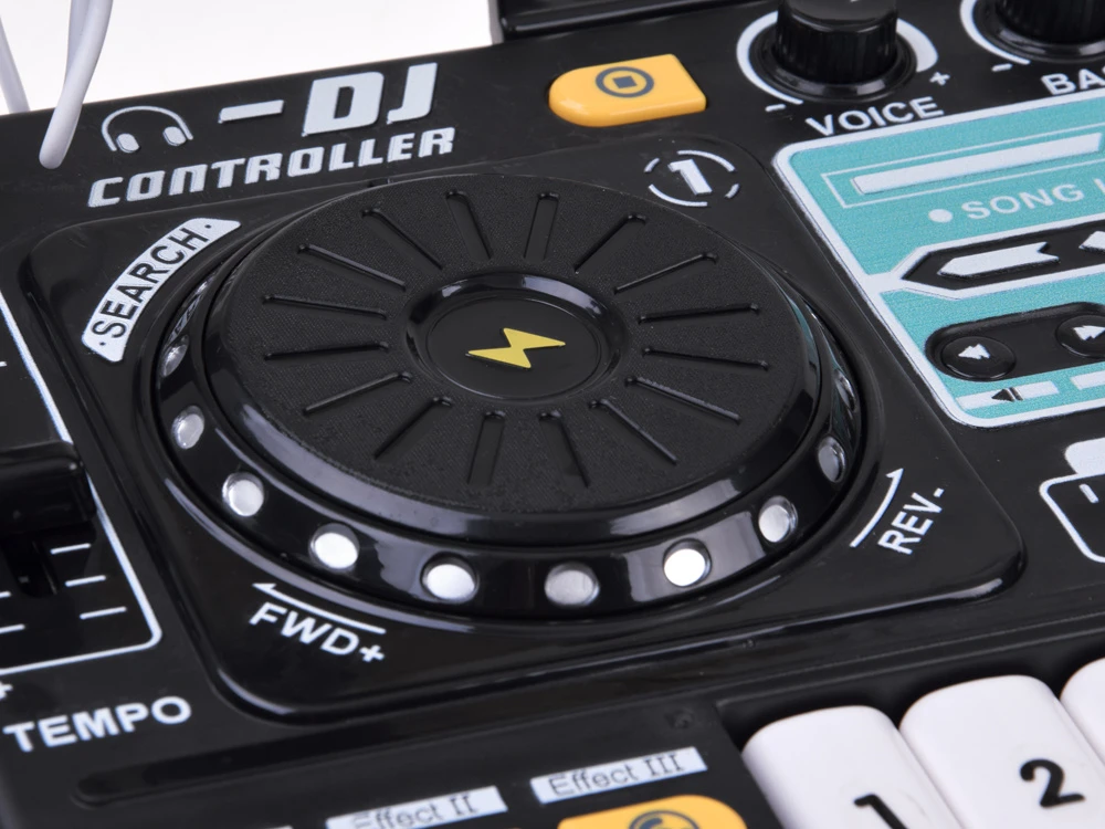 Jokomisiada MIXER DJ Controller Illuminated console for children + microphone ZA6303
