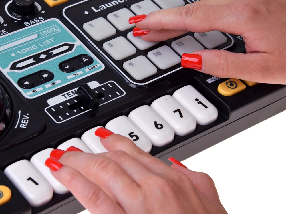 Jokomisiada MIXER DJ Controller Illuminated console for children + microphone ZA6303