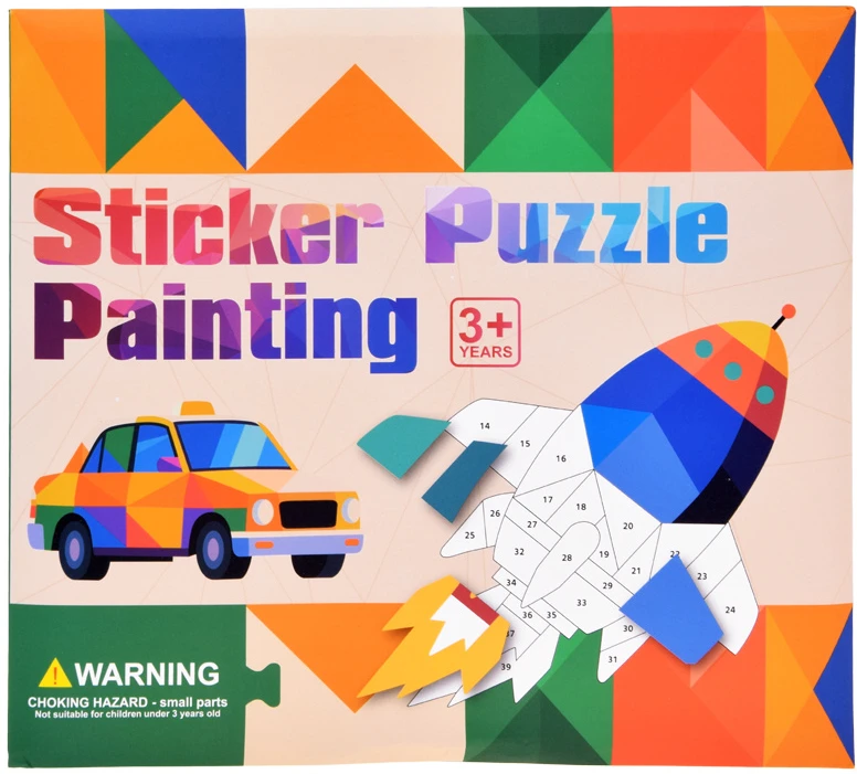 Jokomisiada Numerical mosaic - gluing by numbers VEHICLES 8 pictures ZA6629 B