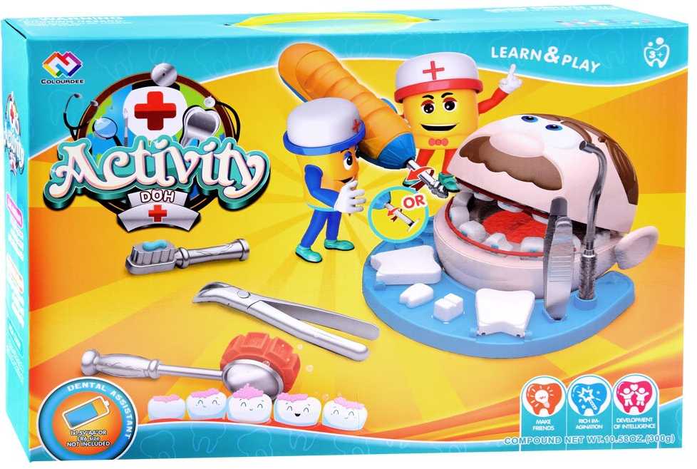 Jokomisiada Plastikinė masė Little Dentist - Sergantis dantis ZA3214