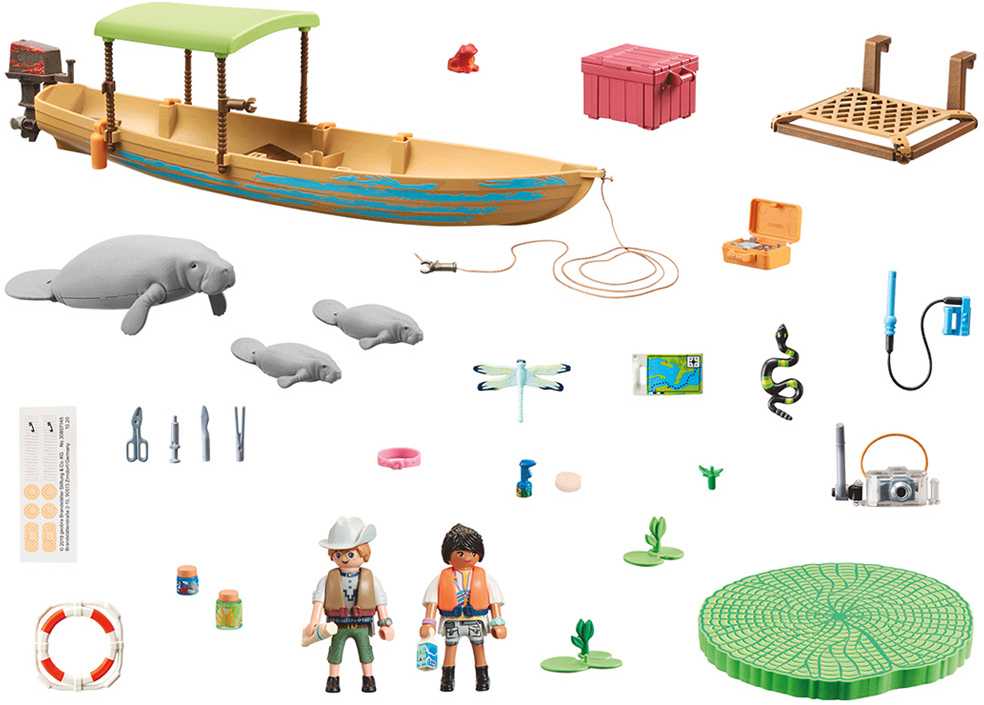 Playmobil Kelionė laivu pas Lamantinus