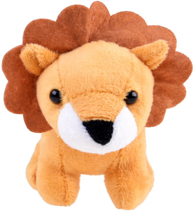 Jokomisiada Plush Safari LION mascot - Series: mini animals from the Zoo ZA4415 C