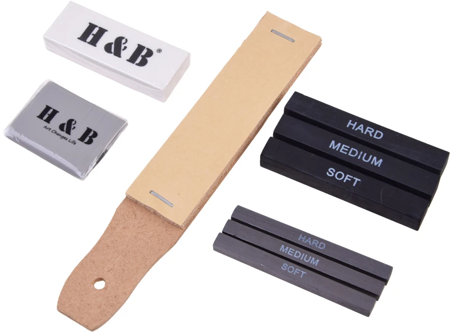 Dėlionė Jokomisiada Professional Sketching and Drawing Set Pencils Graphite Pieštukas Case AP0128