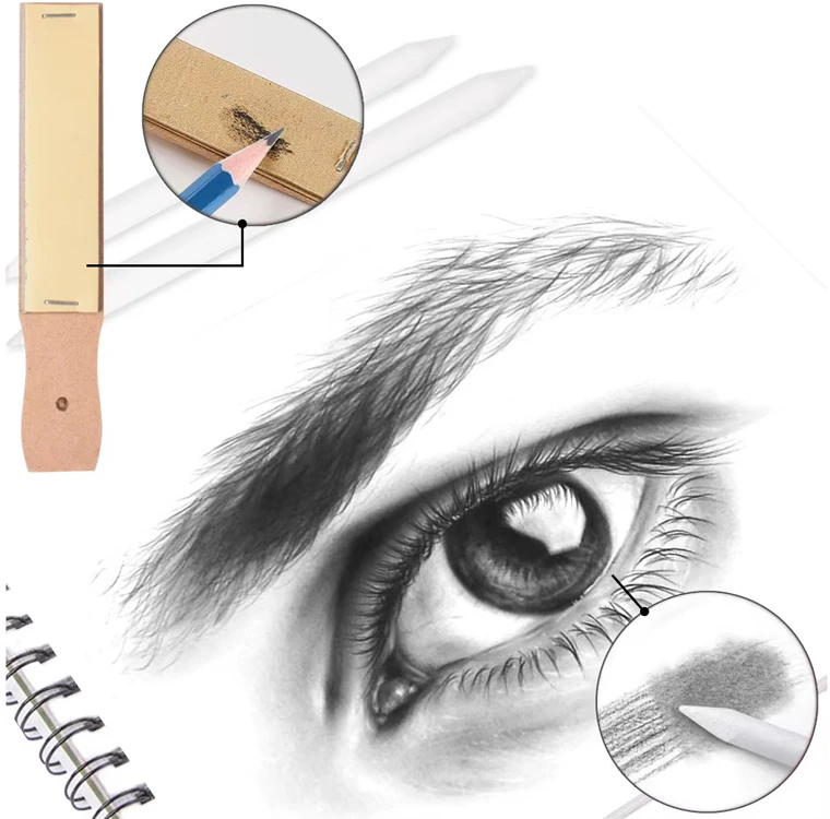 Dėlionė Jokomisiada Professional Sketching and Drawing Set Pencils Graphite Pieštukas Case AP0128