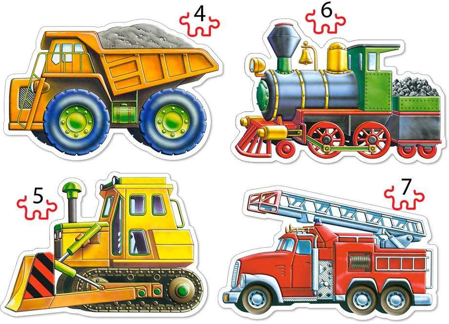Castorland Dėlionė 22 vnt. - Transporto priemonės